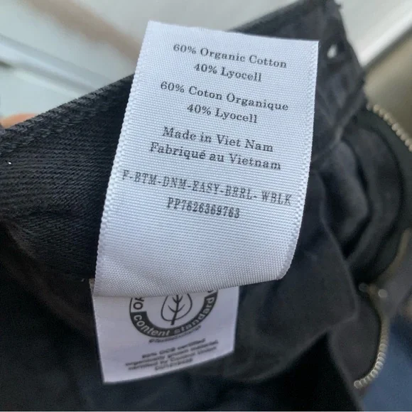 The Summer Barrel Jean Black Everlane - Picture 9 of 10